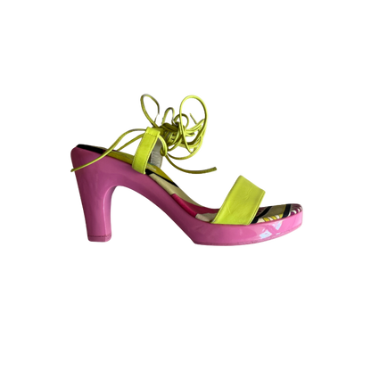 Emilio Pucci Color Block Sandals