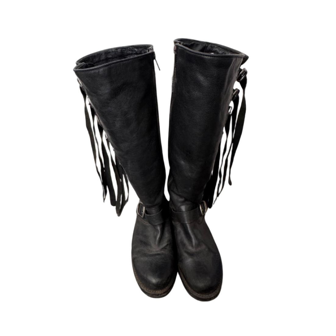 Frye Fringe Boots