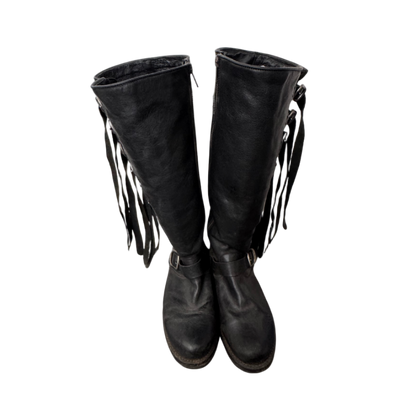 Frye Fringe Boots