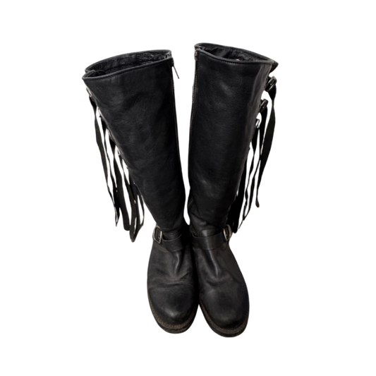 Frye Fringe Boots