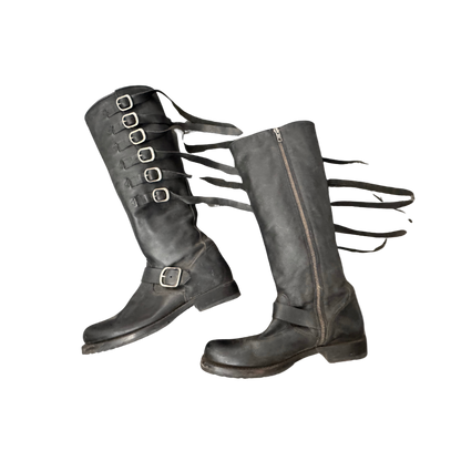 Frye Fringe Boots