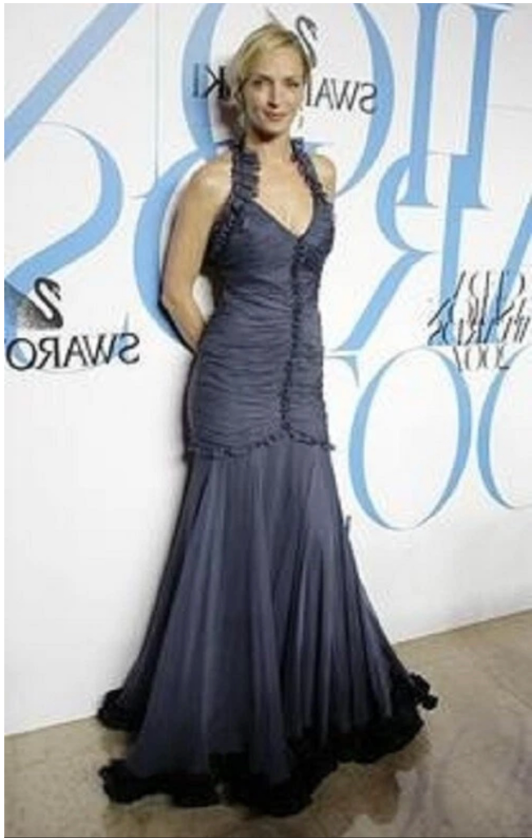 Zac Posen Ruffle Hem Halter Gown
