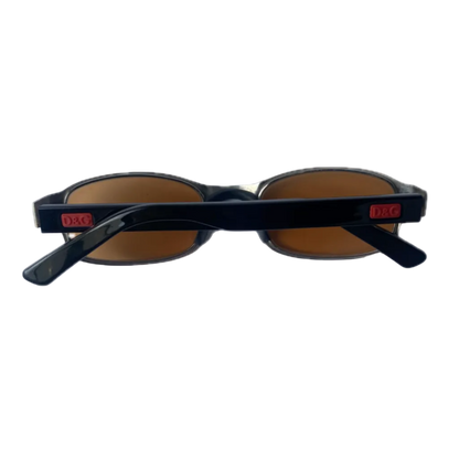 Dolce & Gabbana Yellow/Orange Tinted Silver Sunglasses