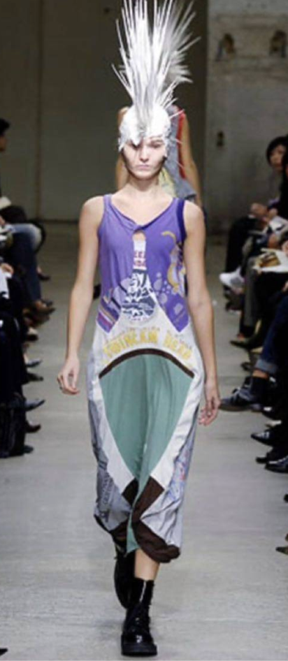 Junya Watanabe Patchwork Docking Asymmetric Top