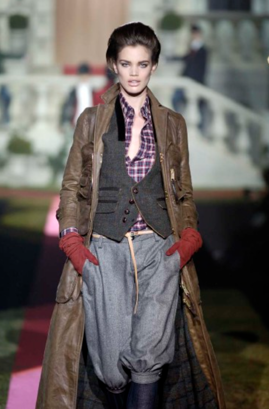 Dsquared² Green Plaid Bodysuit Top