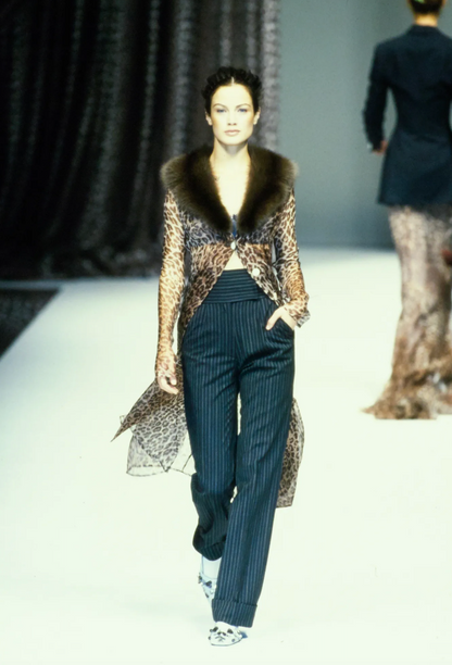 Dolce & Gabbana Leopard Mesh T-Shirt