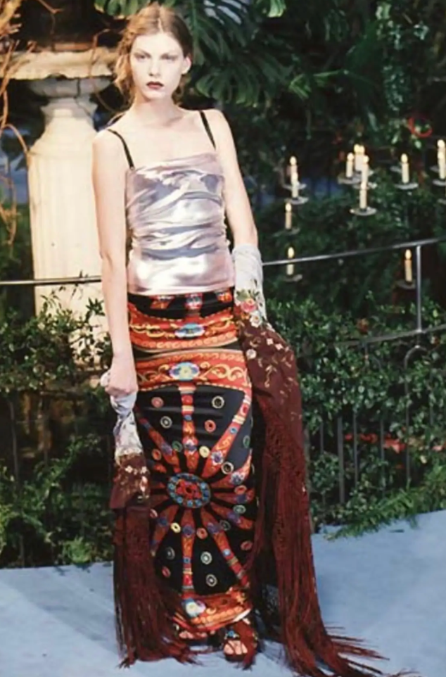 Dolce & Gabbana Printed Silk Top