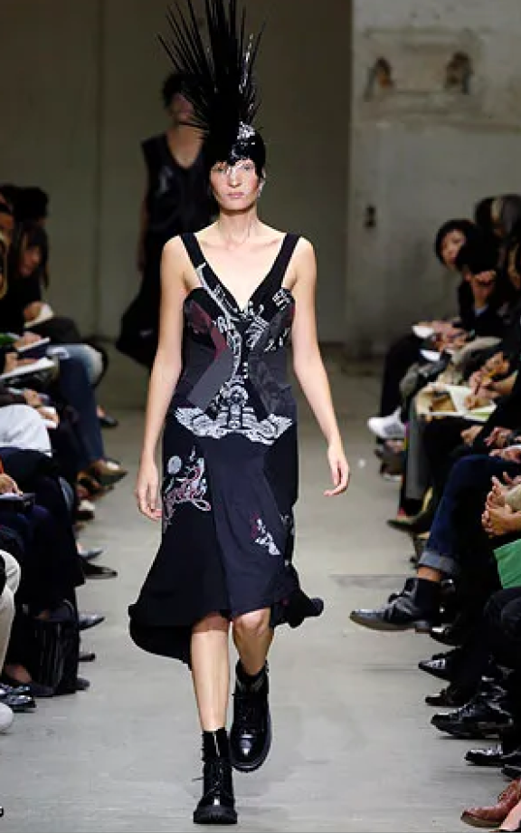 Junya Watanabe Polka Dot Docking Asymmetric Top