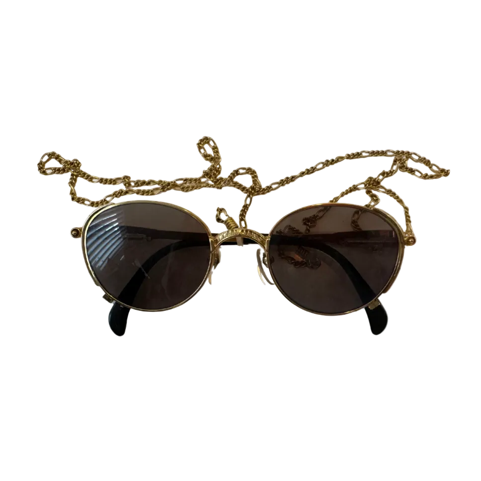 Jean Paul Gaultier Gold Chain Sunglasses