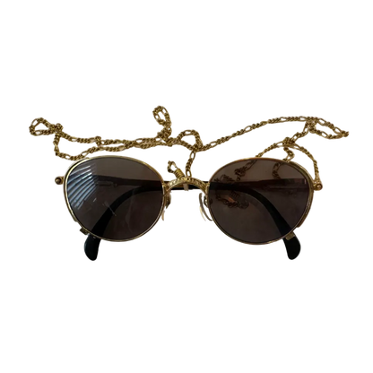 Jean Paul Gaultier Gold Chain Sunglasses