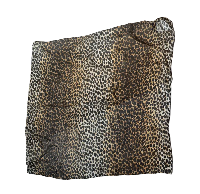 Dolce & Gabbana Leopard Handkerchief Scarf