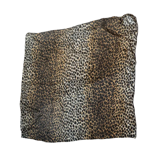Dolce & Gabbana Leopard Handkerchief Scarf