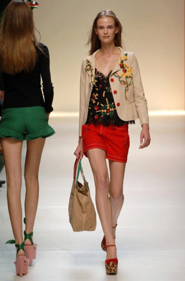 Moschino Cheap & Chic “Truly Italian” Pasta Blazer