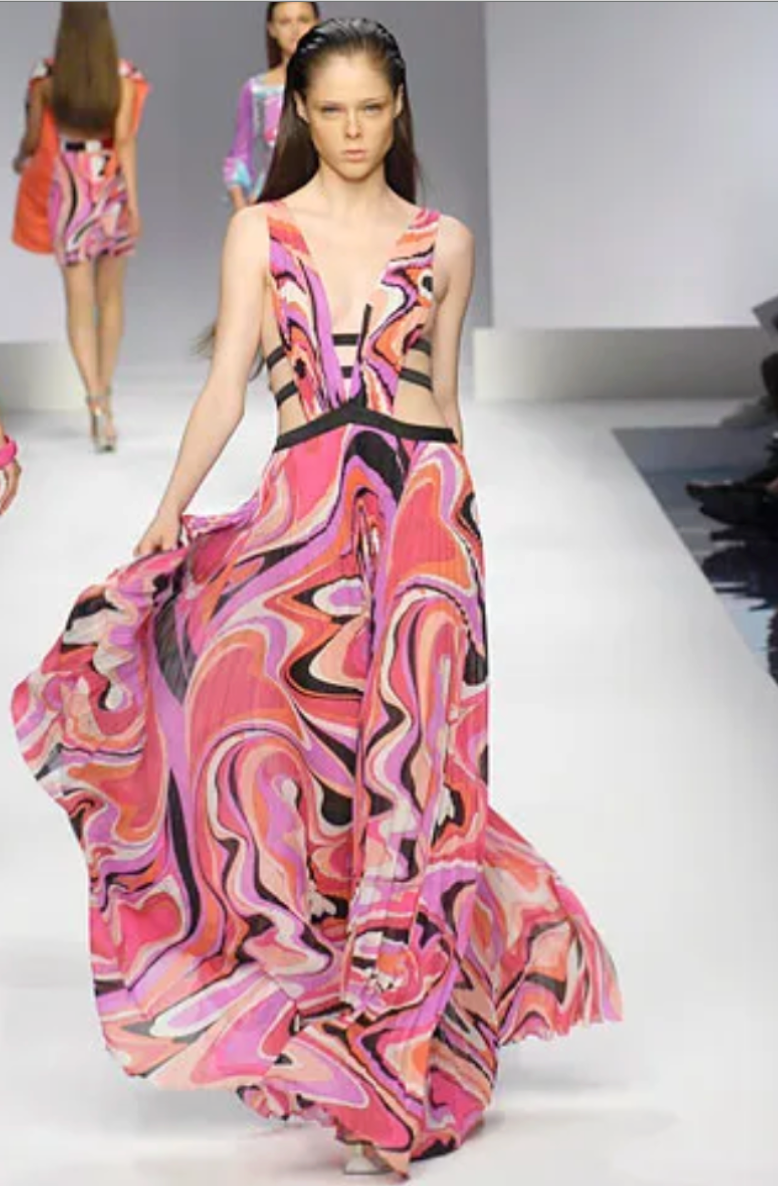 Emilio Pucci Pink Printed Bikini