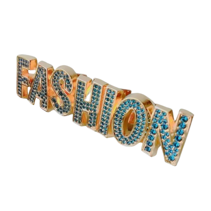 Dolce & Gabbana “Fashion” Gold Rhinestone Ring