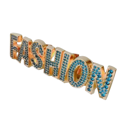 Dolce & Gabbana “Fashion” Gold Rhinestone Ring