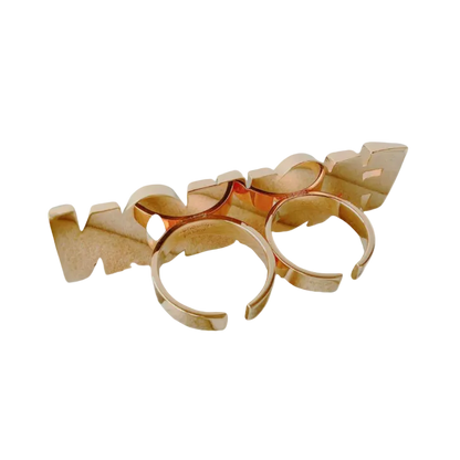 Dolce & Gabbana “Fashion” Gold Rhinestone Ring