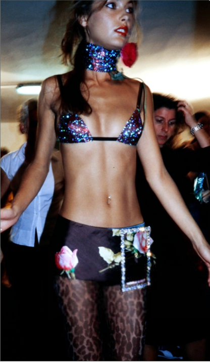 Dolce & Gabbana Rose Mini Skirt