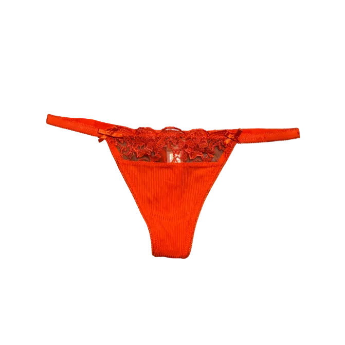 Dolce & Gabbana Orange Lace Bra