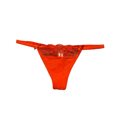 Dolce & Gabbana Orange Lace Bra