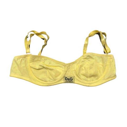 Dolce & Gabbana Pale Yellow Bra