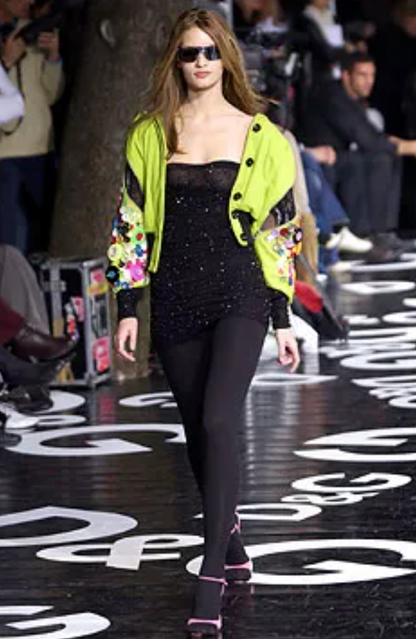 Dolce & Gabbana Button Chain Mini Skirt