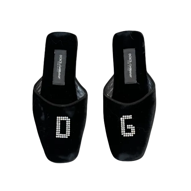 Dolce & Gabbana Rhinestone Slippers