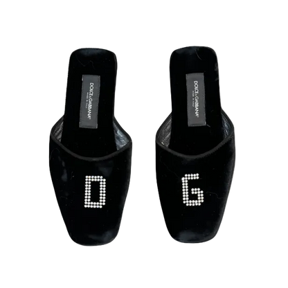 Dolce & Gabbana Rhinestone Slippers