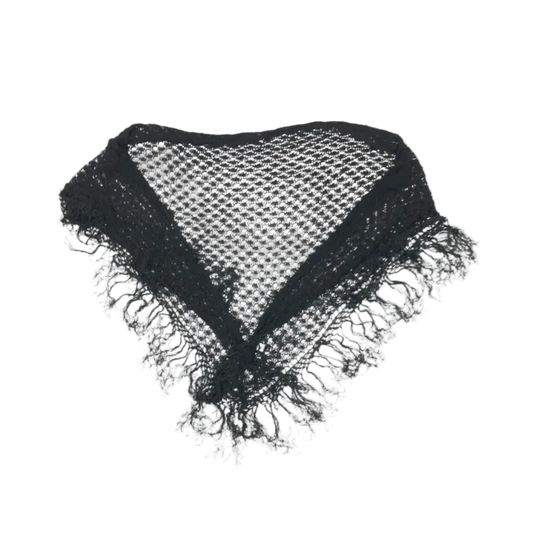 Dolce & Gabbana Black Lace Shawl