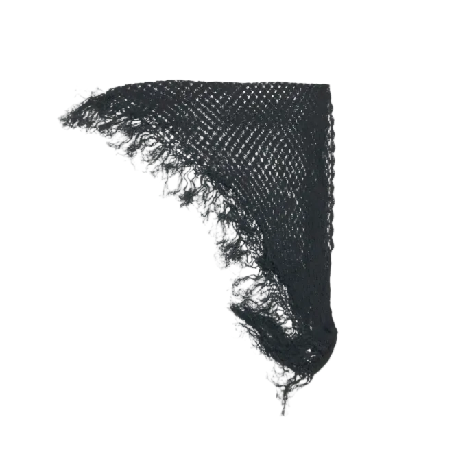 Dolce & Gabbana Black Lace Shawl