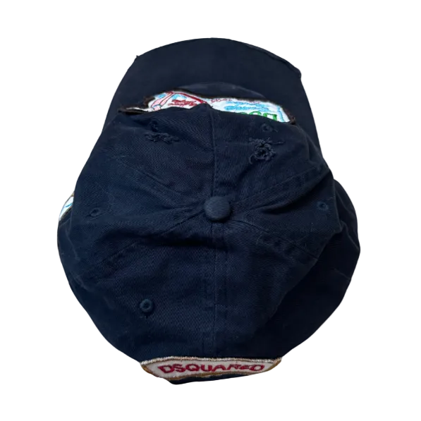 Dsquared² Navy Cutoff “Camp Milan” Baseball Hat