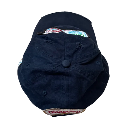 Dsquared² Navy Cutoff “Camp Milan” Baseball Hat