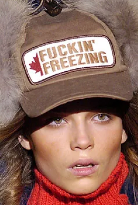 Dsquared² “Fucking Freezing” Baseball Hat