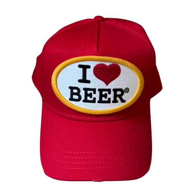 Dsquared² “I Heart Beer” Baseball Hat