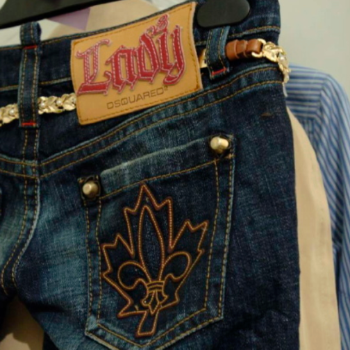 Dsquared² “Lady” Buckle Belt