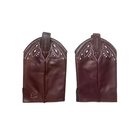 Dsquared² Leather Cowboy Gaiters