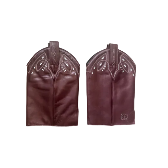 Dsquared² Leather Cowboy Gaiters