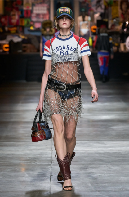 Dsquared² Leather Cowboy Gaiters