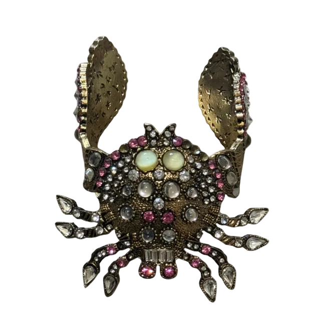 Dsquared² Rhinestone Crab Bracelet