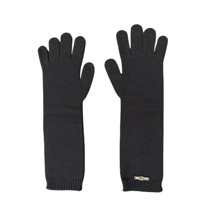 Dsquared² Black Knit Gloves