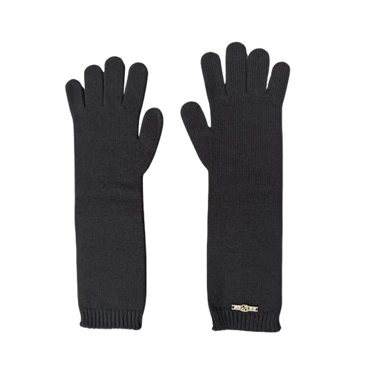 Dsquared² Black Knit Gloves