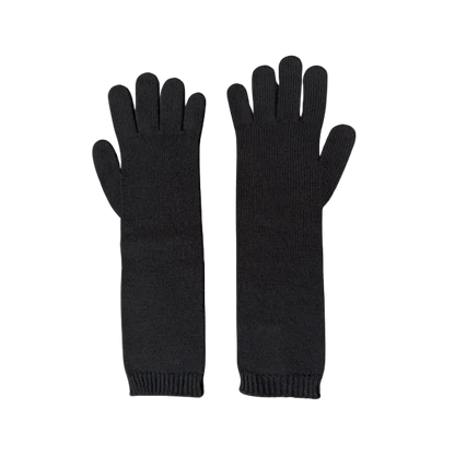 Dsquared² Black Knit Gloves