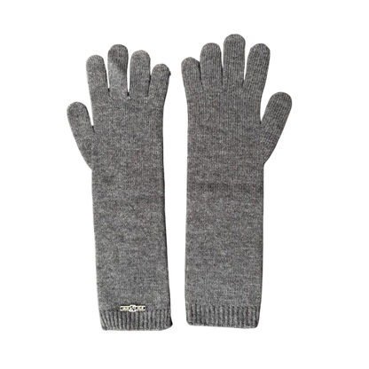 Dsquared² Grey Knit Gloves