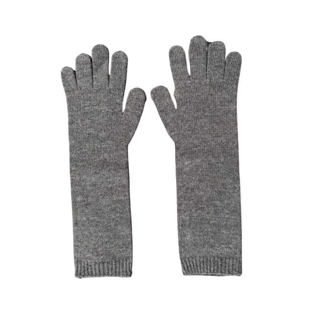 Dsquared² Grey Knit Gloves