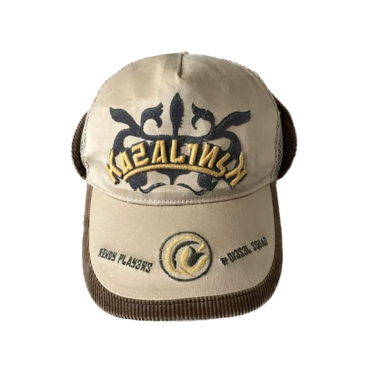 Diesel Lace Up Detailed Hat