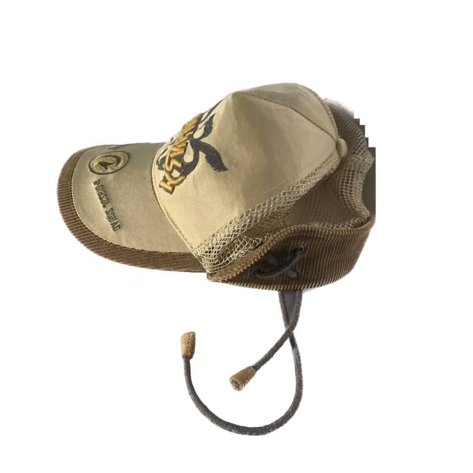 Diesel Lace Up Detailed Hat