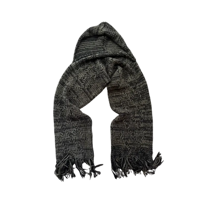 Diesel Black/Green Large Hooded Scarf