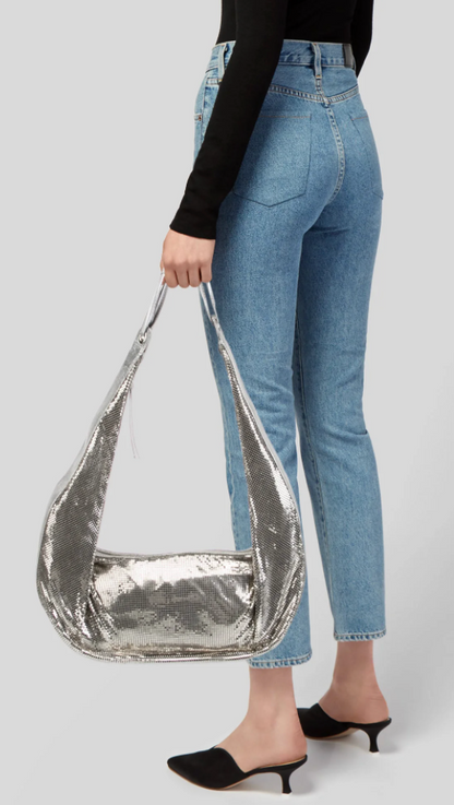 Chloé by Phoebe Philo Chainmail Silver Hobo Bag