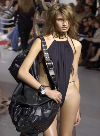 Dolce & Gabbana Black Slouchy Leather Snap Bag