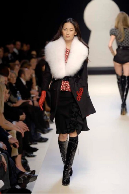 Moschino Pink Victorian Style Boots